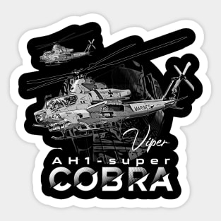 AH-1 Cobra helicopter Sticker